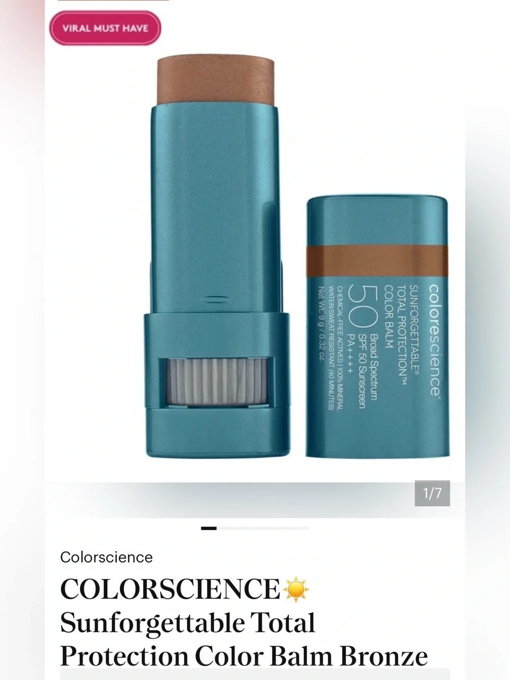 Colorscience sunforgettable total